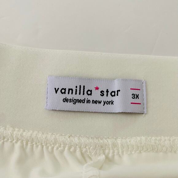 Vanilla Star | Accordion Pleat Tennis Skort NWT 3X Cream - Picture 4 of 9